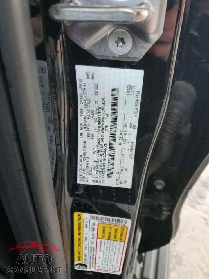 FORD RANGER 2022 - 1FTER4FH9NLD52726