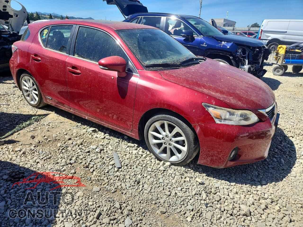LEXUS CT 200 2012 - JTHKD5BH4C2086336