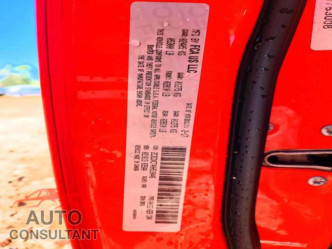 DODGE CHARGER 2017 - 2C3CDXCT4HH518446