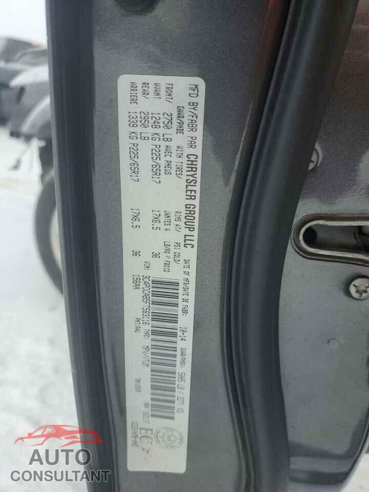 DODGE JOURNEY 2015 - 3C4PDCAB5FT583116