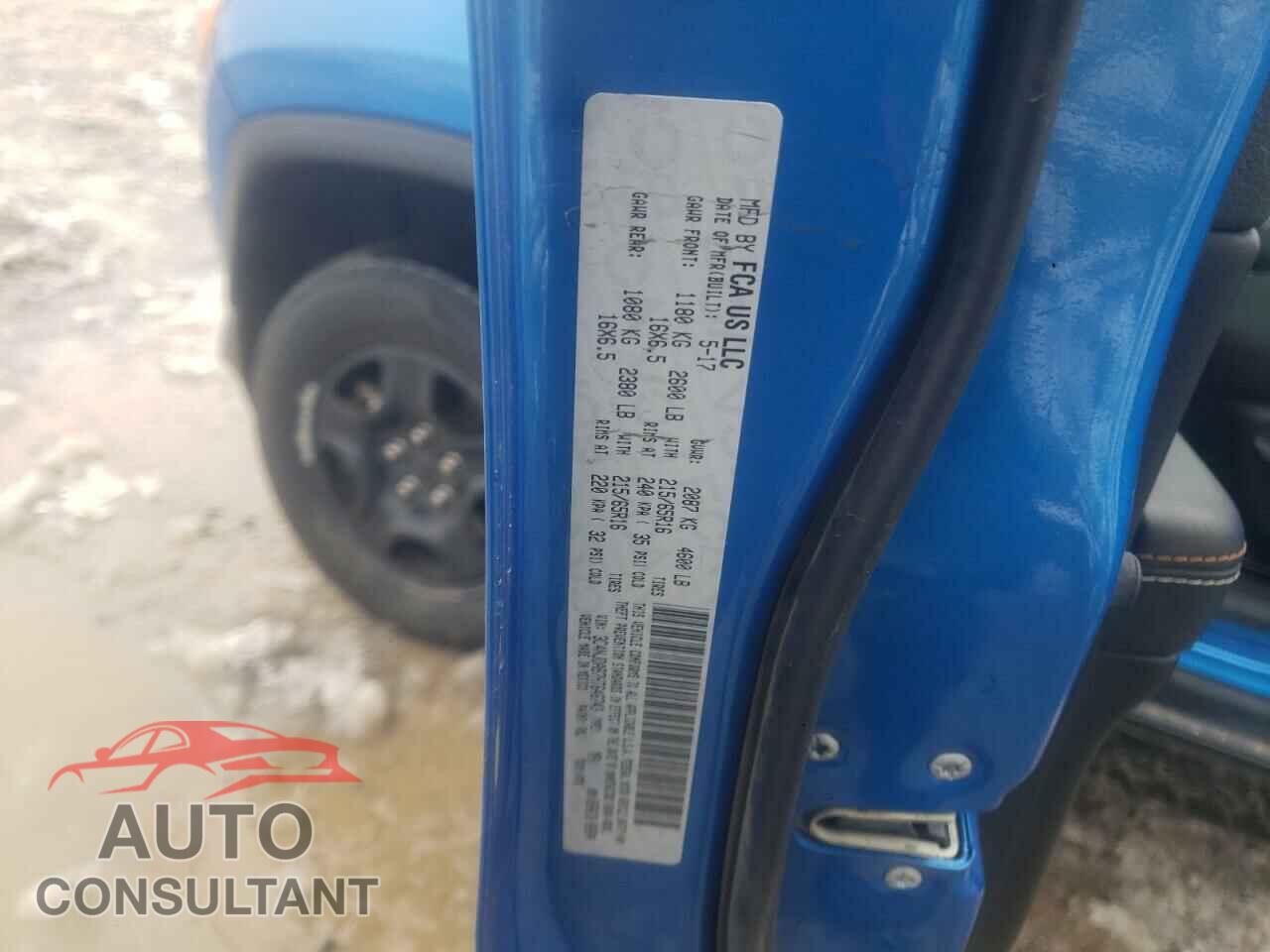 JEEP COMPASS 2017 - 3C4NJDAB7HT646743