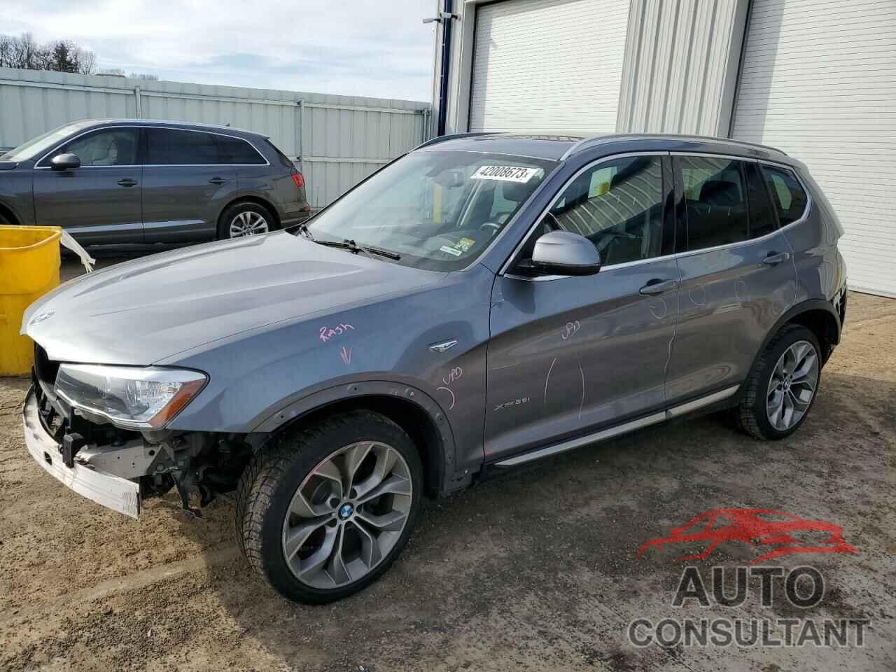 BMW X3 2016 - 5UXWX9C57G0D92892