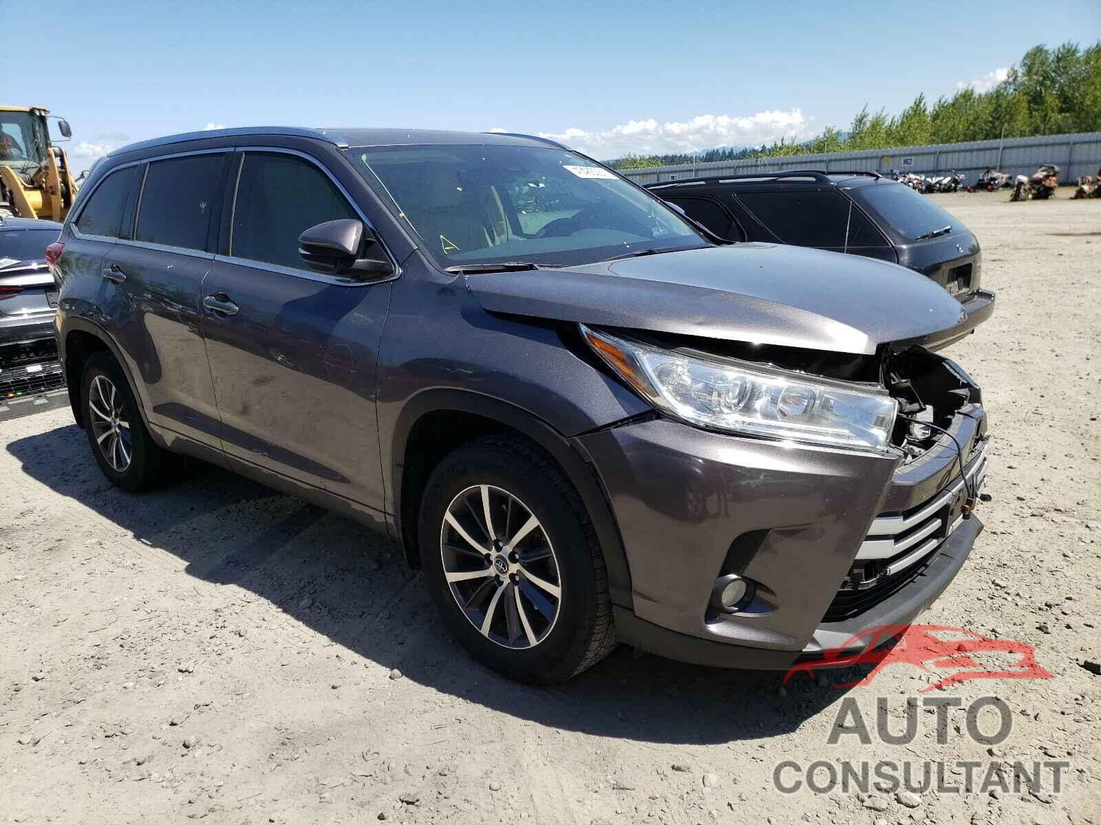TOYOTA HIGHLANDER 2017 - 5TDJZRFH2HS425384