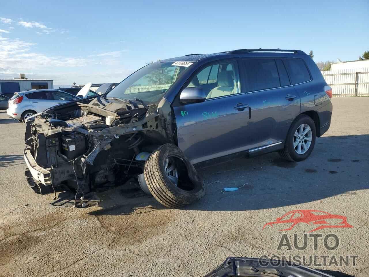 TOYOTA HIGHLANDER 2012 - 5TDZK3EH0CS087966