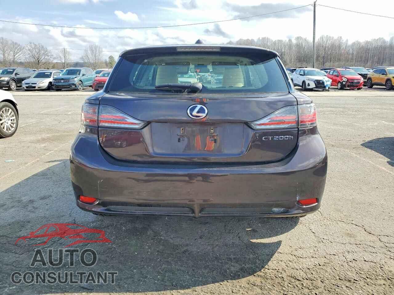 LEXUS CT 200 2012 - JTHKD5BH4C2116757