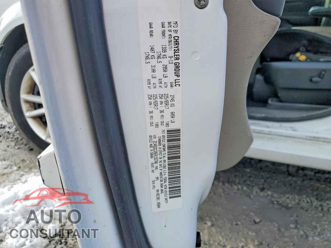 DODGE CARAVAN 2014 - 2C4RDGCG9ER155706