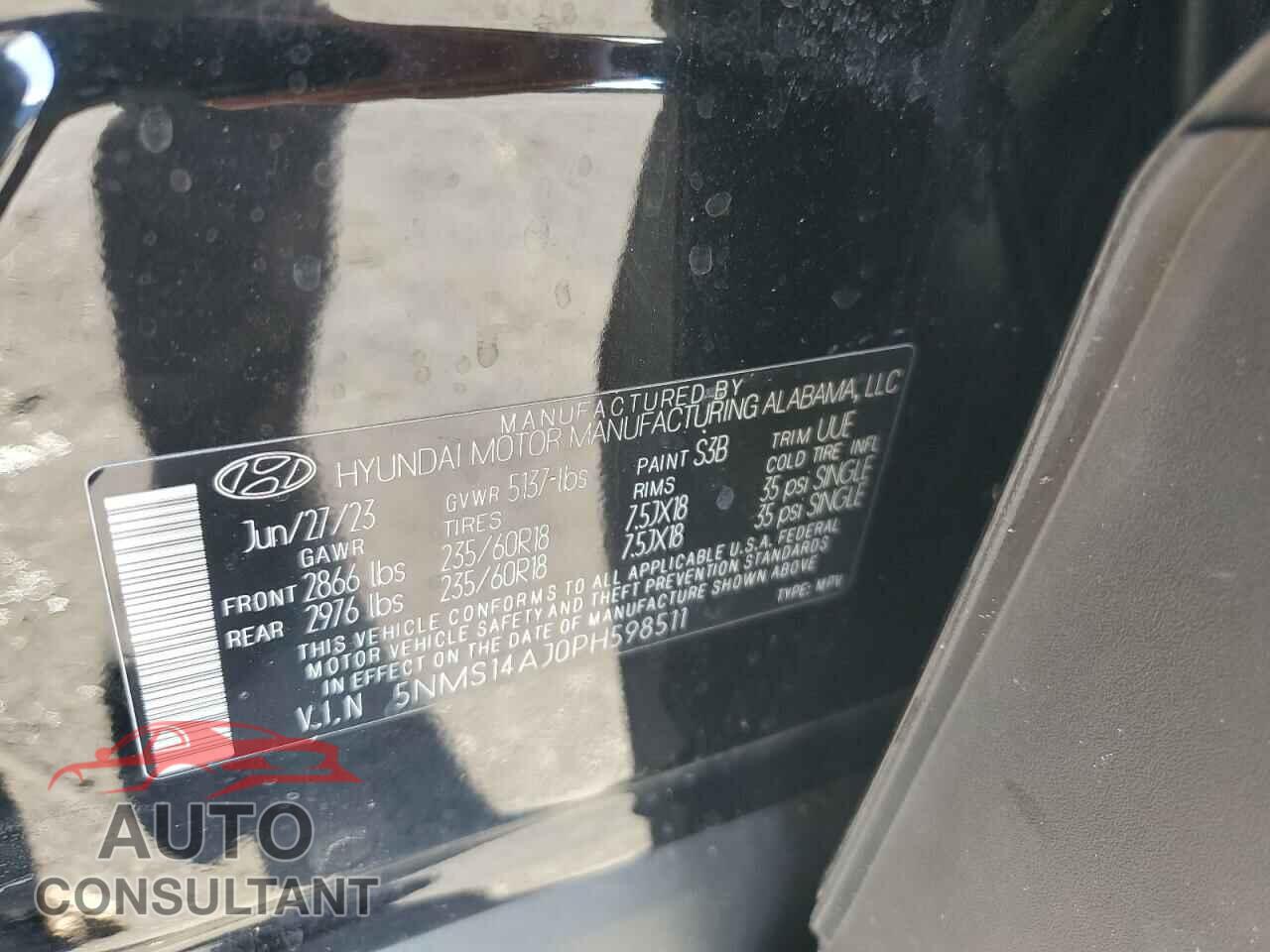 HYUNDAI SANTA FE 2023 - 5NMS14AJ0PH598511
