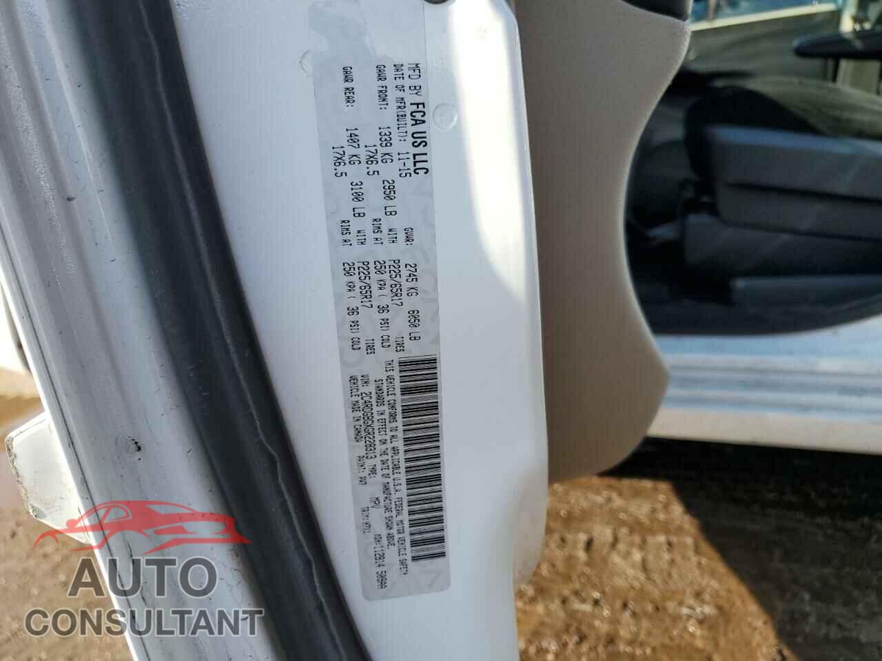 DODGE CARAVAN 2016 - 2C4RDGBGXGR228313