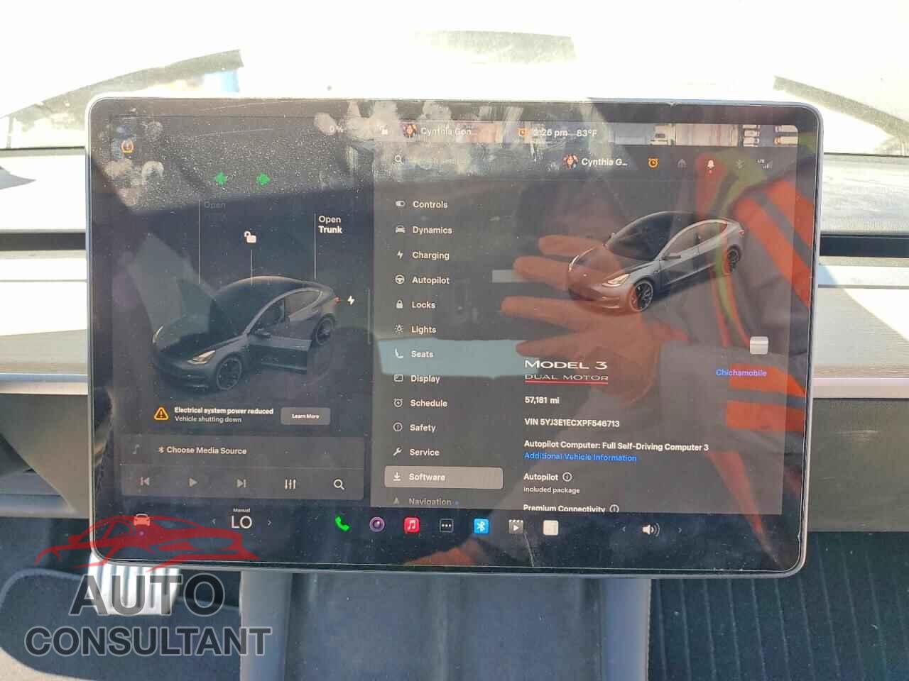 TESLA MODEL 3 2023 - 5YJ3E1ECXPF546713