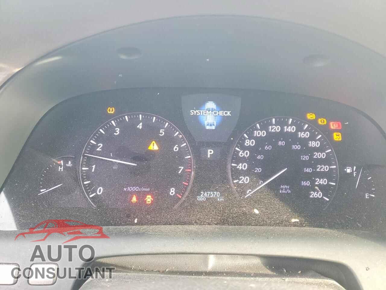 LEXUS LS500 2010 - JTHCL5EF0A5005958