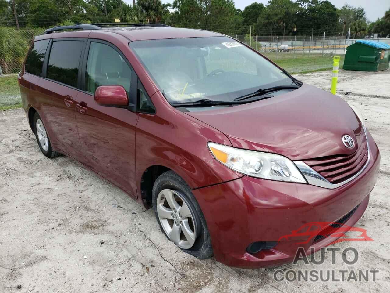 TOYOTA SIENNA 2016 - 5TDKK3DC2GS722540