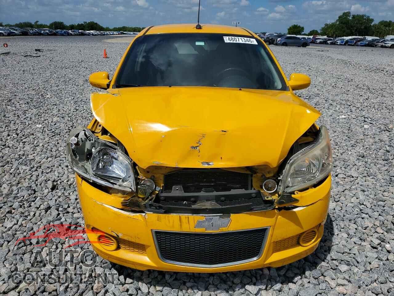 CHEVROLET AVEO 2009 - KL1TD66E59B645758