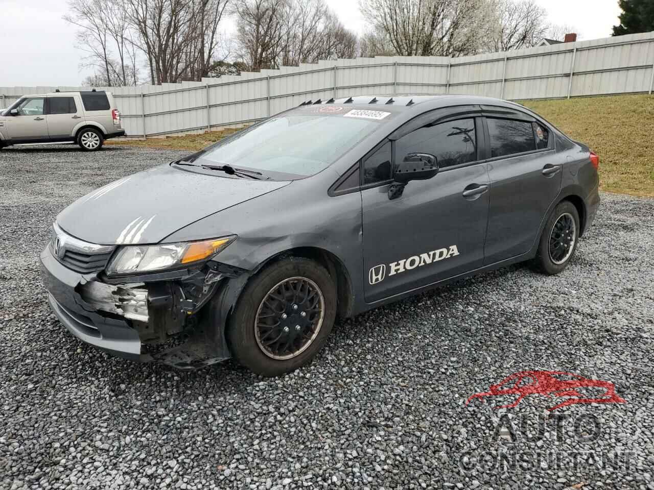HONDA CIVIC 2012 - 19XFB2F57CE326182