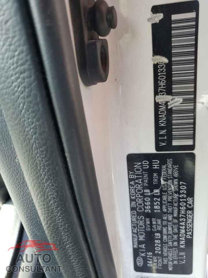 KIA RIO 2017 - KNADM4A37H6013307