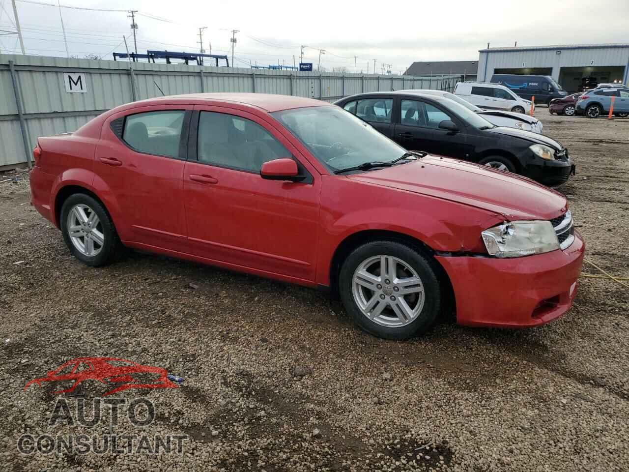 DODGE AVENGER 2012 - 1C3CDZCB3CN179195