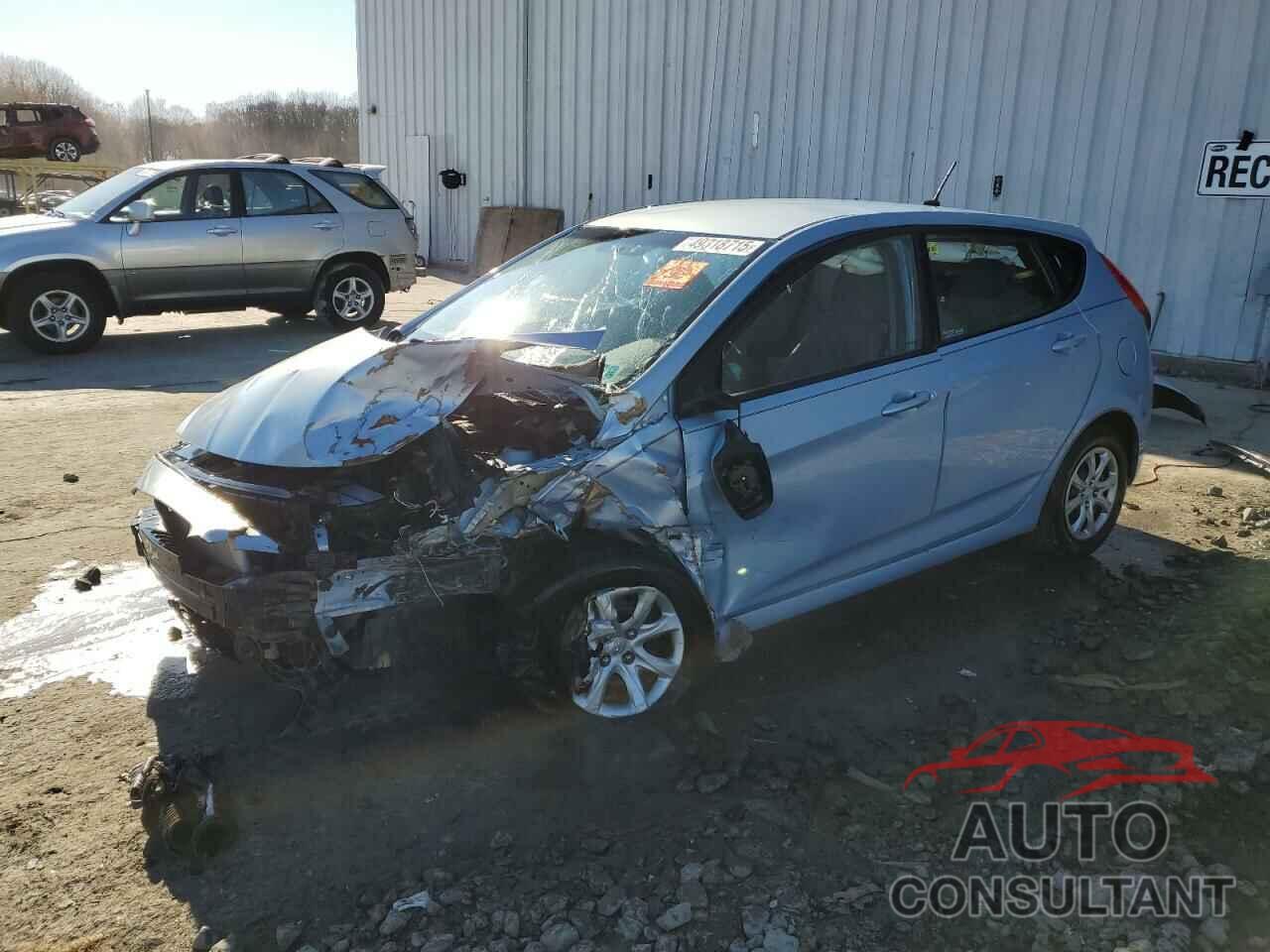 HYUNDAI ACCENT 2012 - KMHCT5AE1CU053035