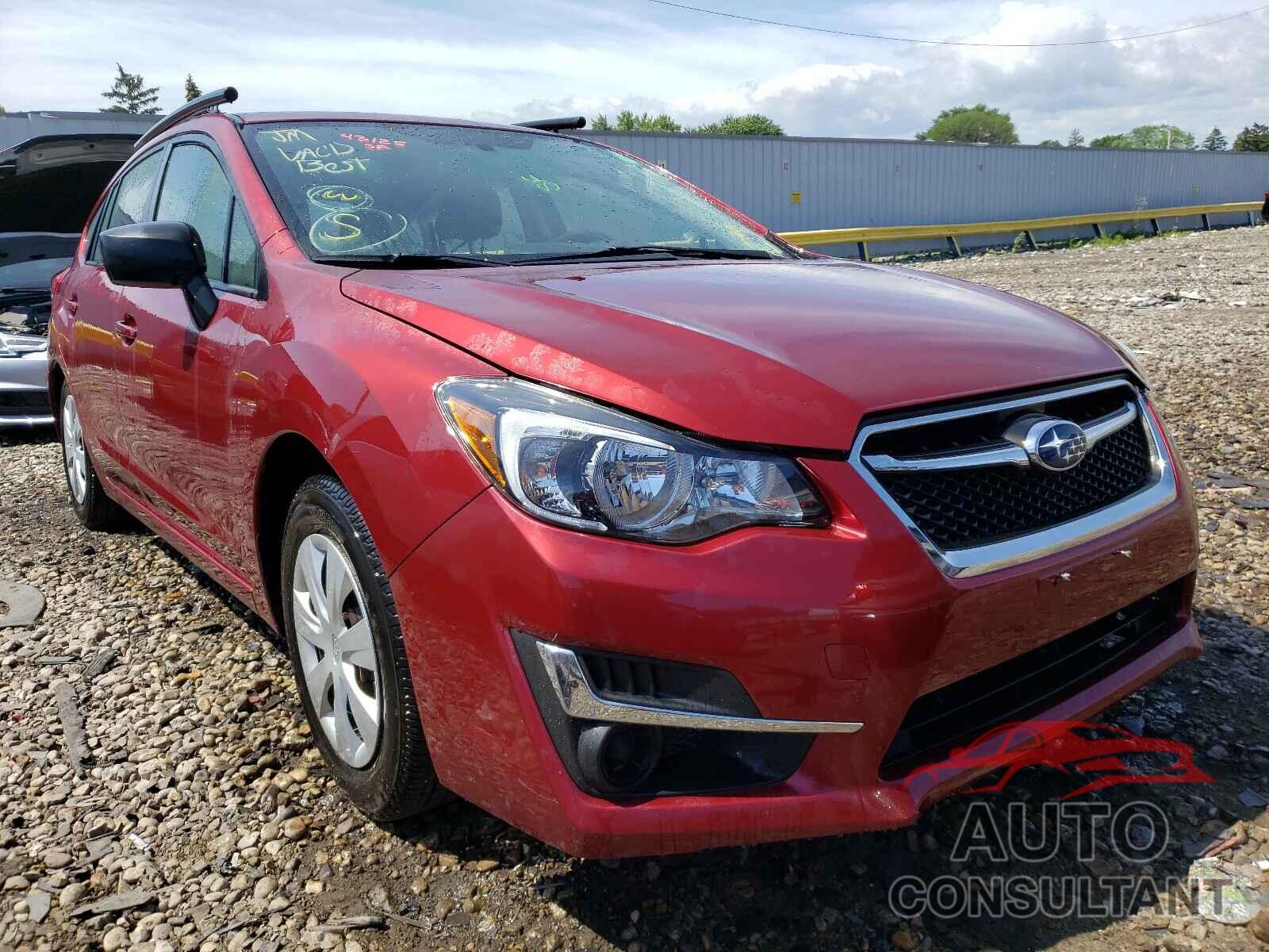 SUBARU IMPREZA 2016 - JF1GPAA63G8237103