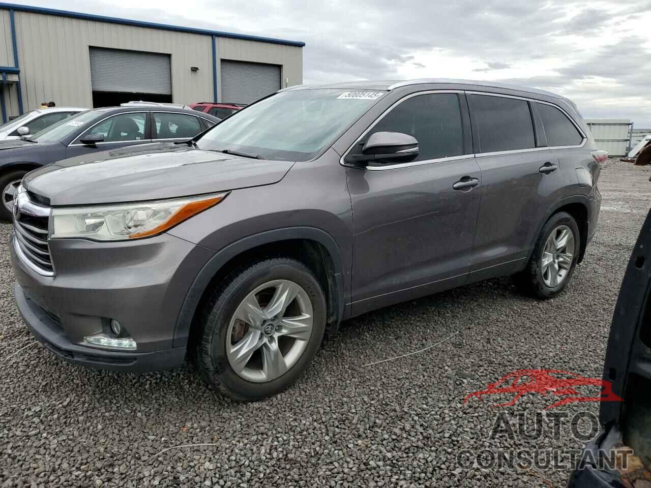 TOYOTA HIGHLANDER 2016 - 5TDDKRFH0GS302697