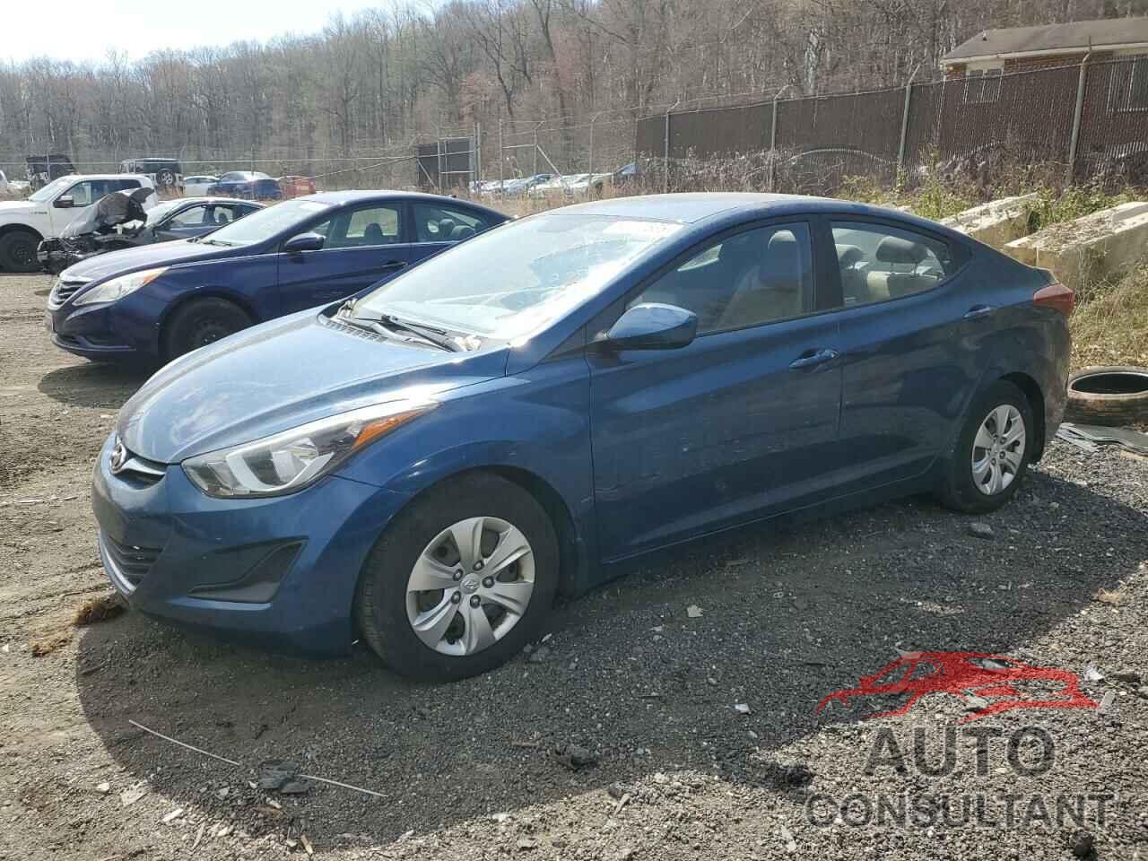 HYUNDAI ELANTRA 2016 - KMHDH4AE4GU489514