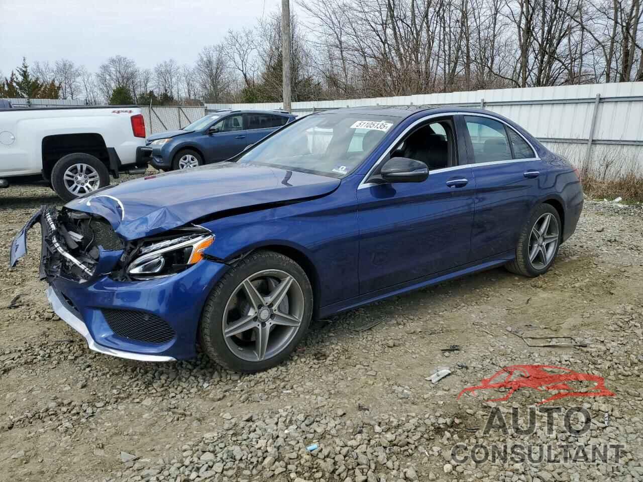 MERCEDES-BENZ C-CLASS 2017 - WDDWF4KB4HR242236