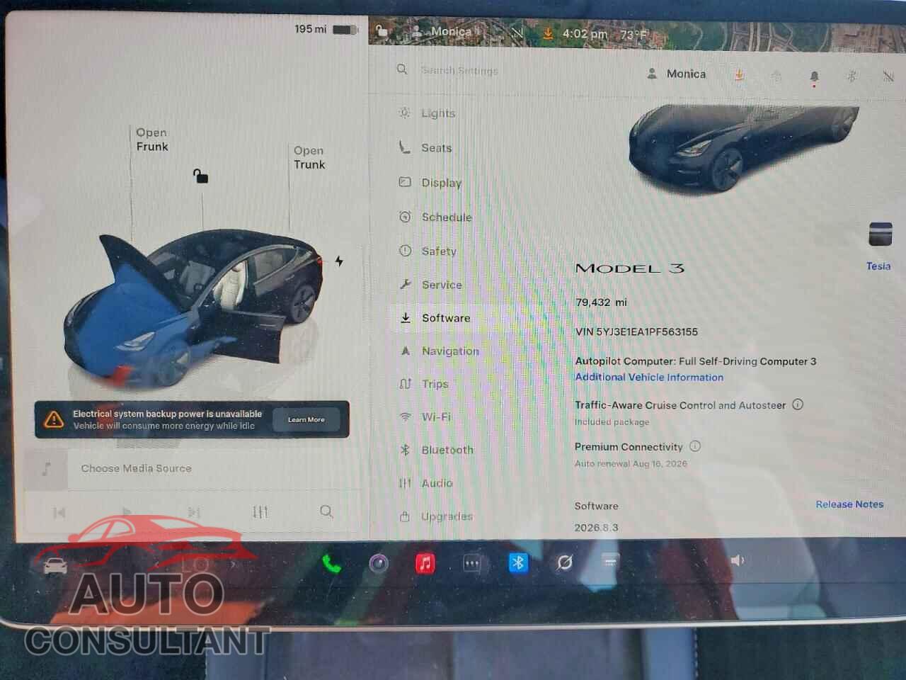 TESLA MODEL 3 2023 - 5YJ3E1EA1PF563155