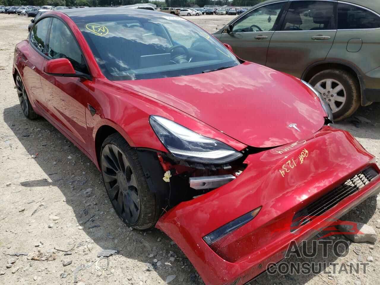 TESLA MODEL 3 2022 - 5YJ3E1ECXNF263323