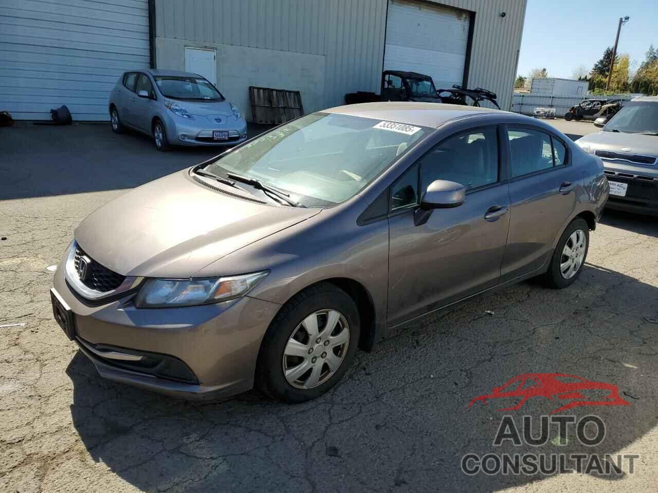 HONDA CIVIC 2013 - 19XFB2F50DE289977