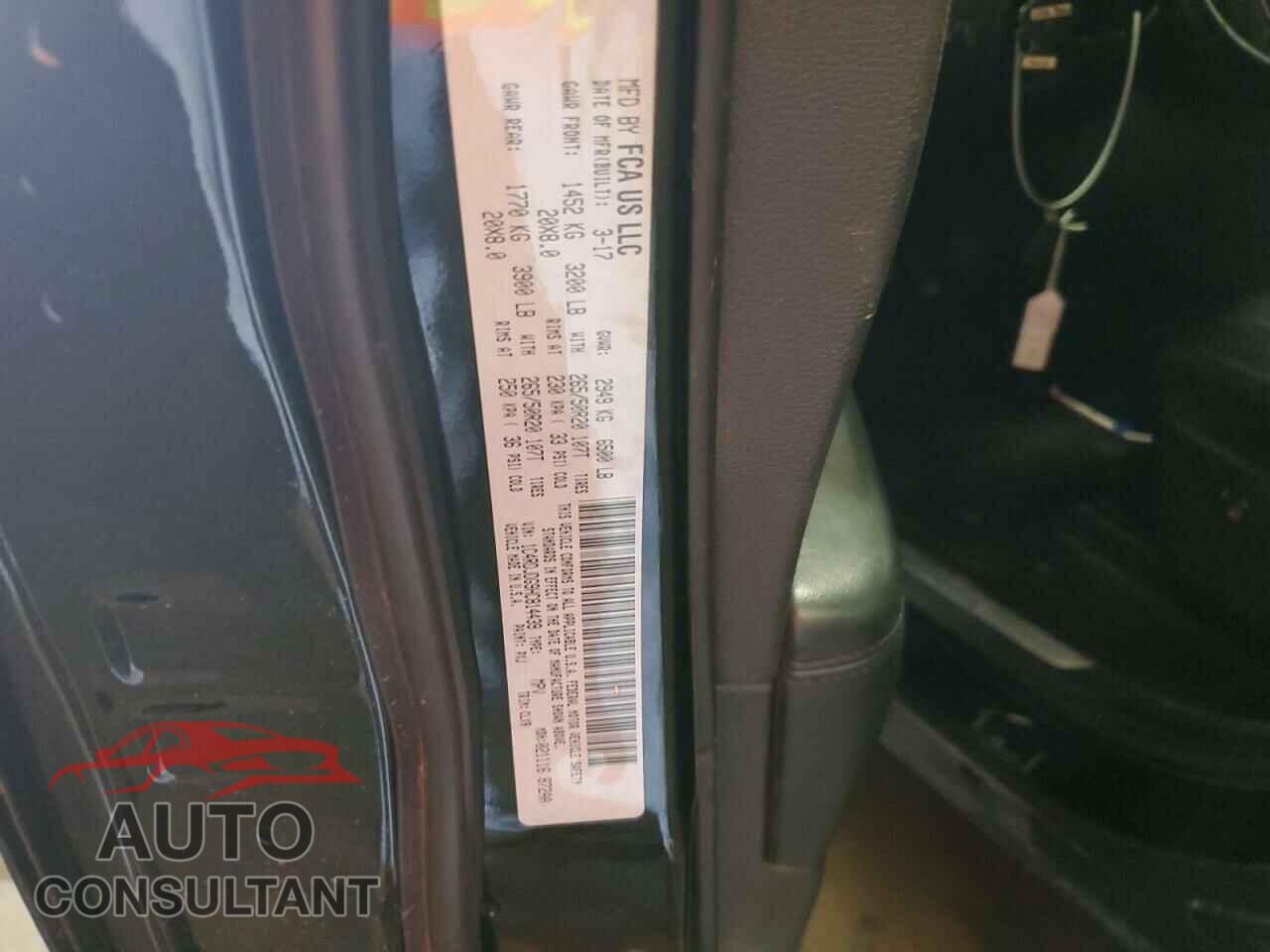 DODGE DURANGO 2017 - 1C4RDJDG9HC814439