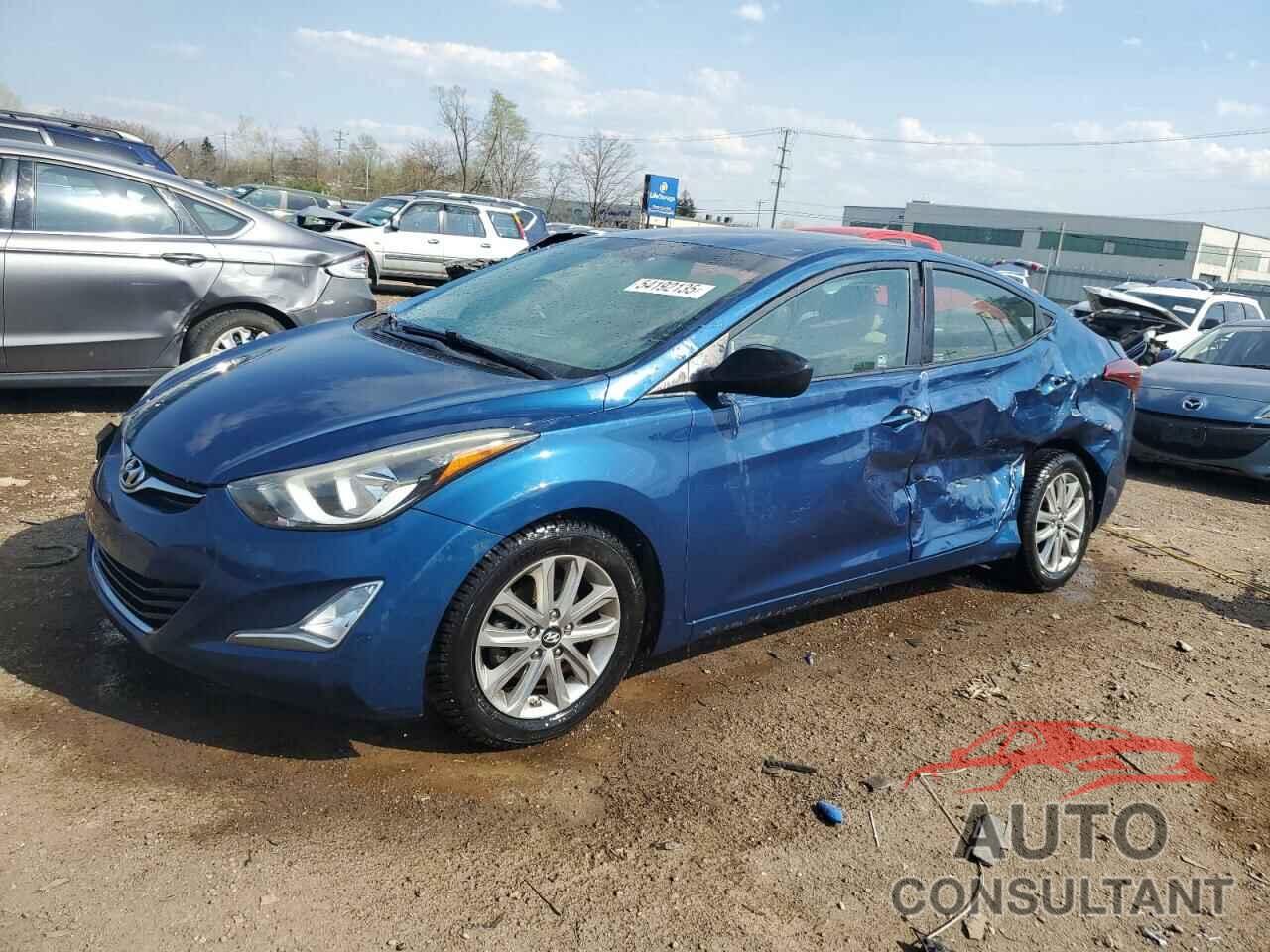 HYUNDAI ELANTRA 2014 - KMHDH4AE3EU095984