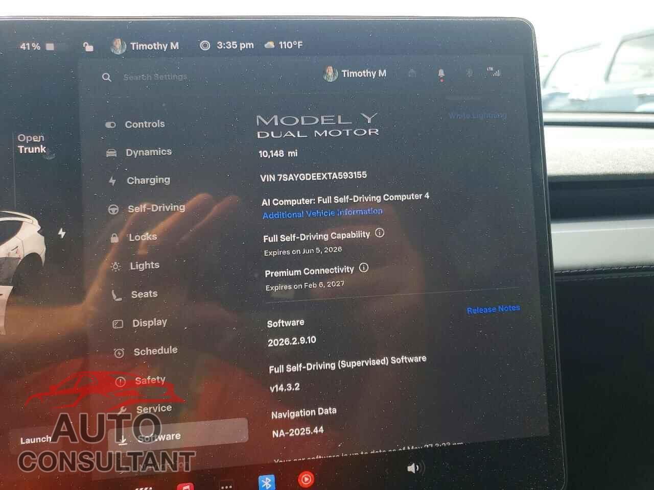 TESLA MODEL Y 2026 - 7SAYGDEEXTA593155