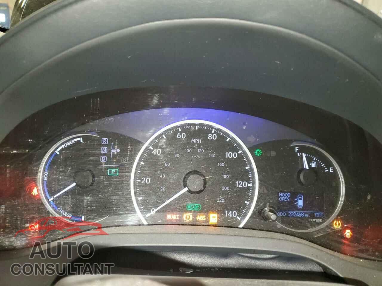 LEXUS CT 200 2012 - JTHKD5BH4C2116306