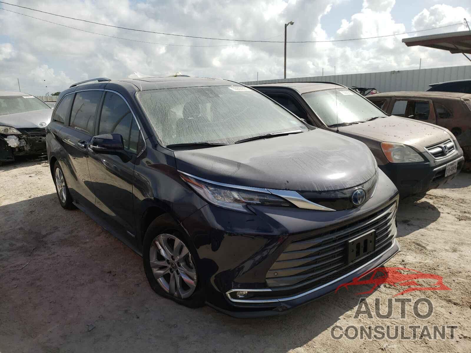 TOYOTA SIENNA 2021 - 5TDZRKEC3MS035453