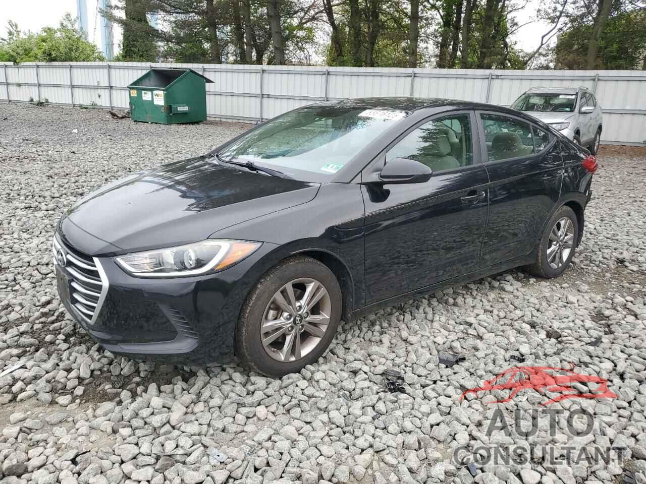 HYUNDAI ELANTRA 2017 - KMHD84LF6HU076856