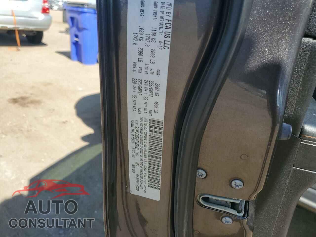 JEEP COMPASS 2017 - 3C4NJDBB3HT628061