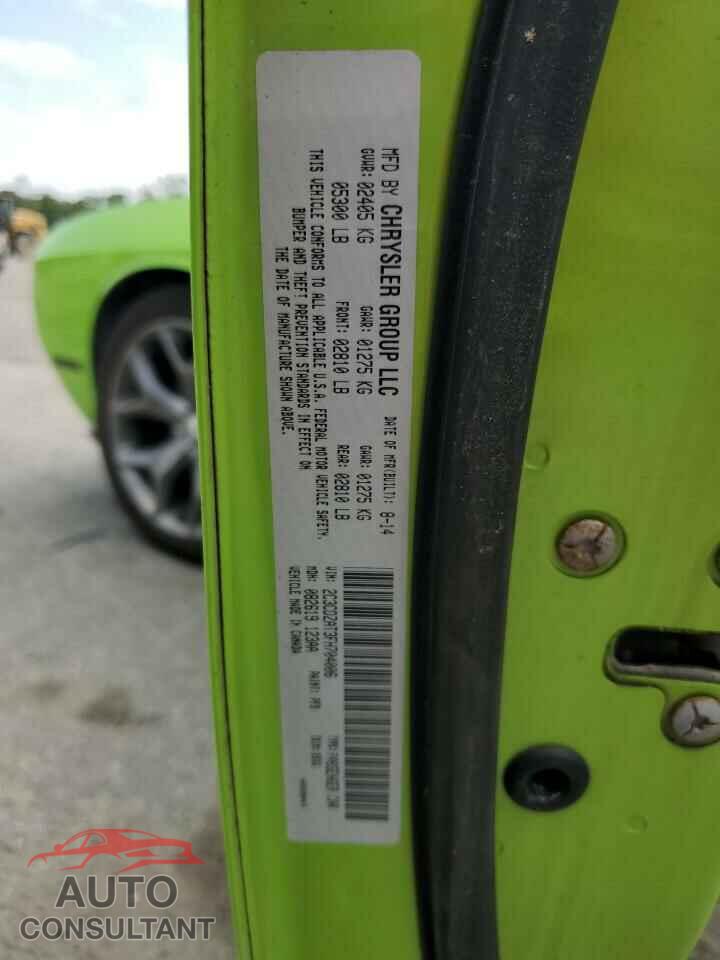 DODGE CHALLENGER 2015 - 2C3CDZAT3FH704006