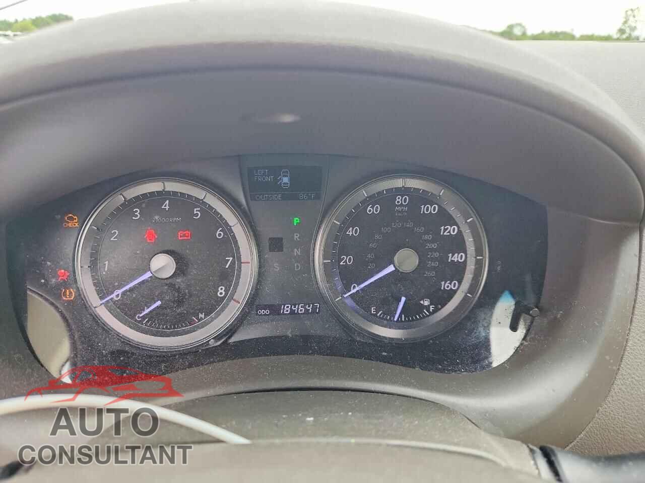 LEXUS ES350 2010 - JTHBK1EG8A2357655