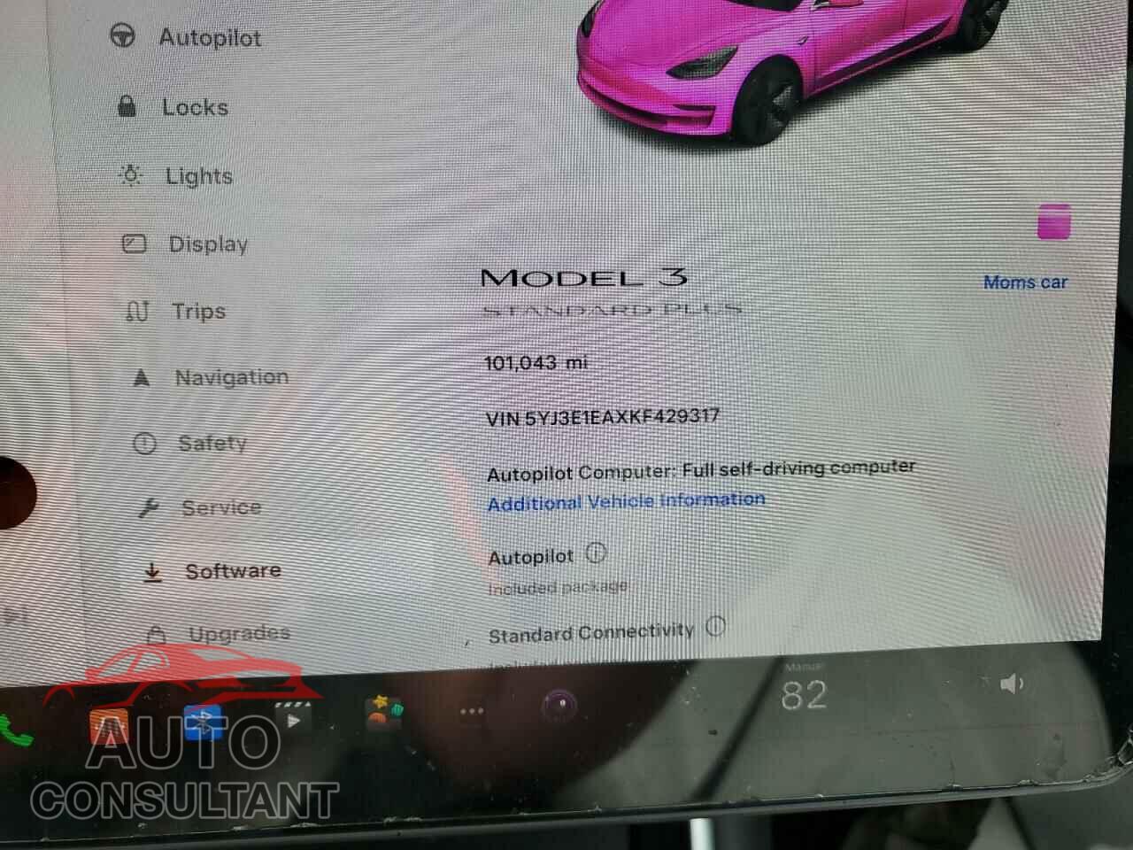 TESLA MODEL 3 2019 - 5YJ3E1EAXKF429317