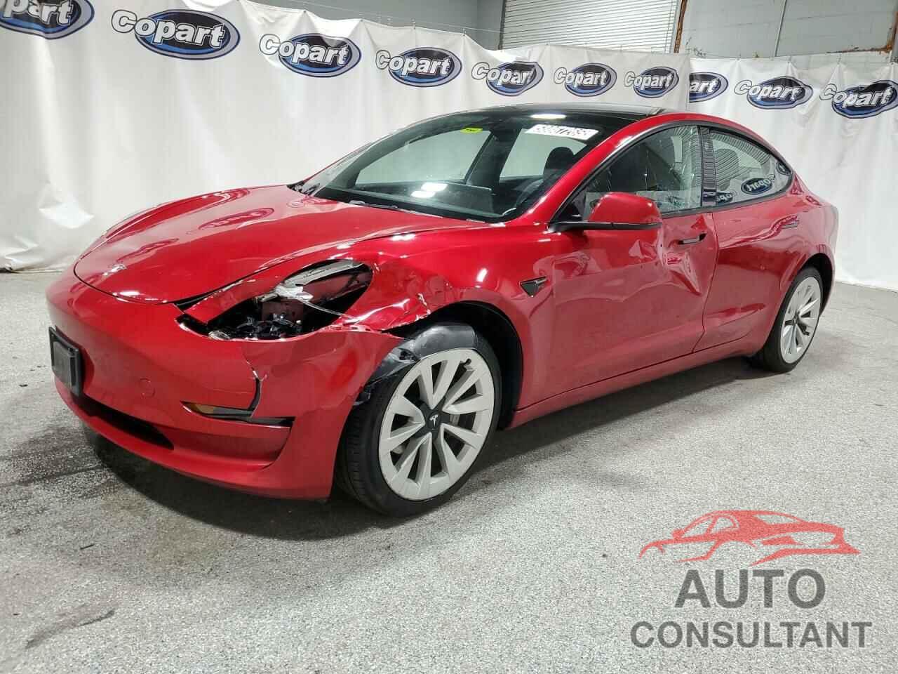 TESLA MODEL 3 2022 - 5YJ3E1EA4NF287440