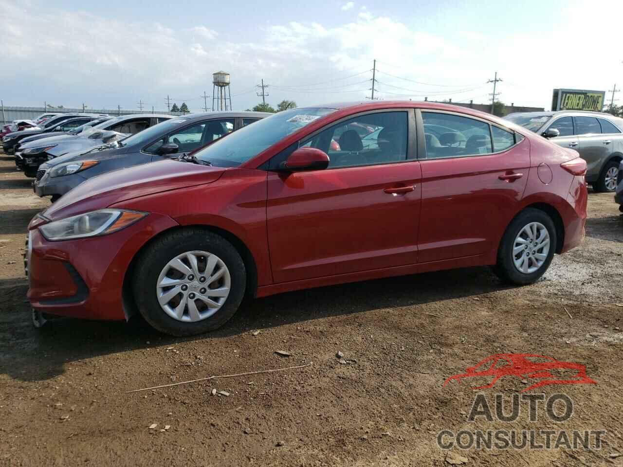 HYUNDAI ELANTRA 2017 - KMHD74LF6HU071675