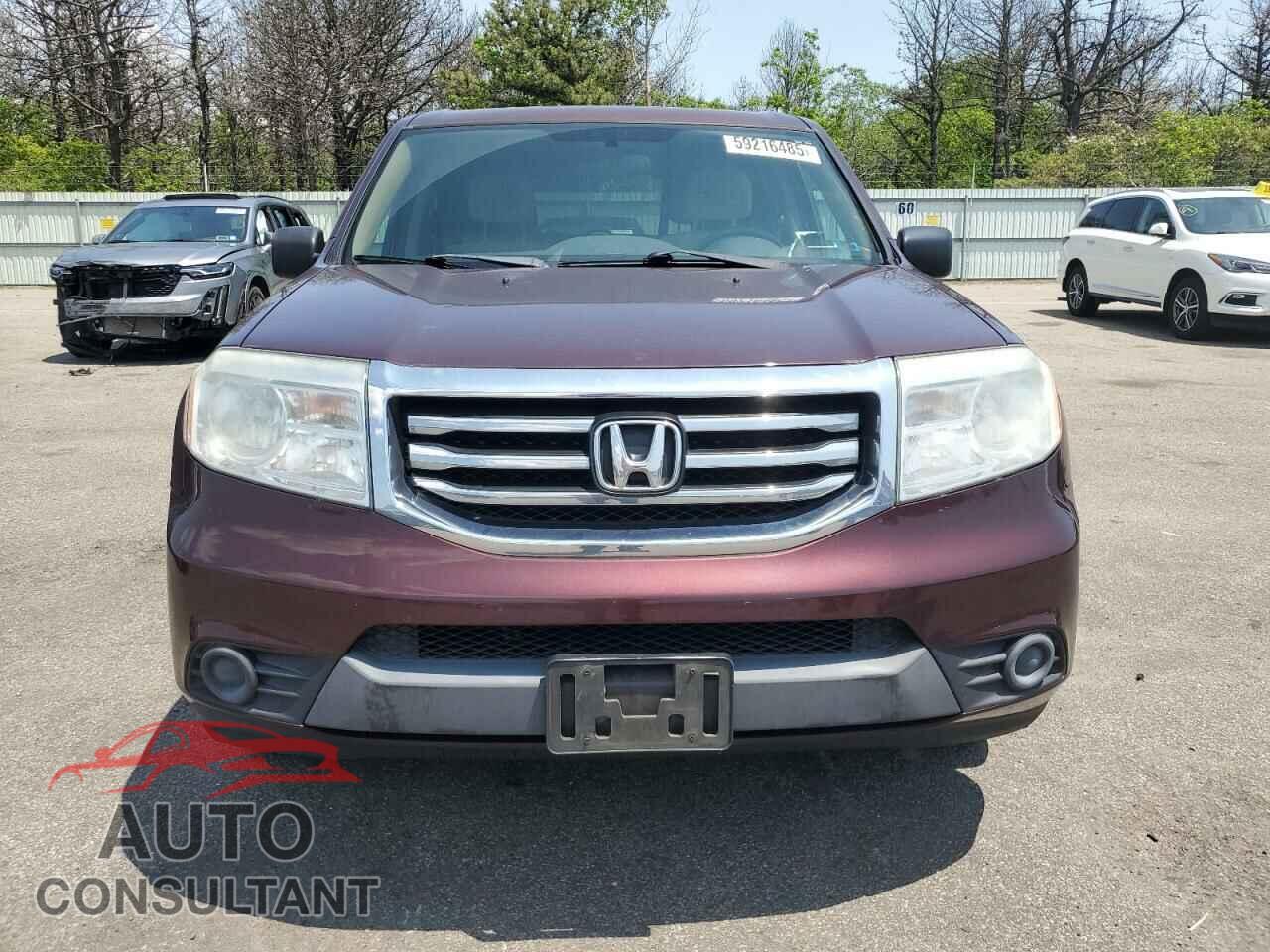 HONDA PILOT 2014 - 5FNYF4H2XEB044367
