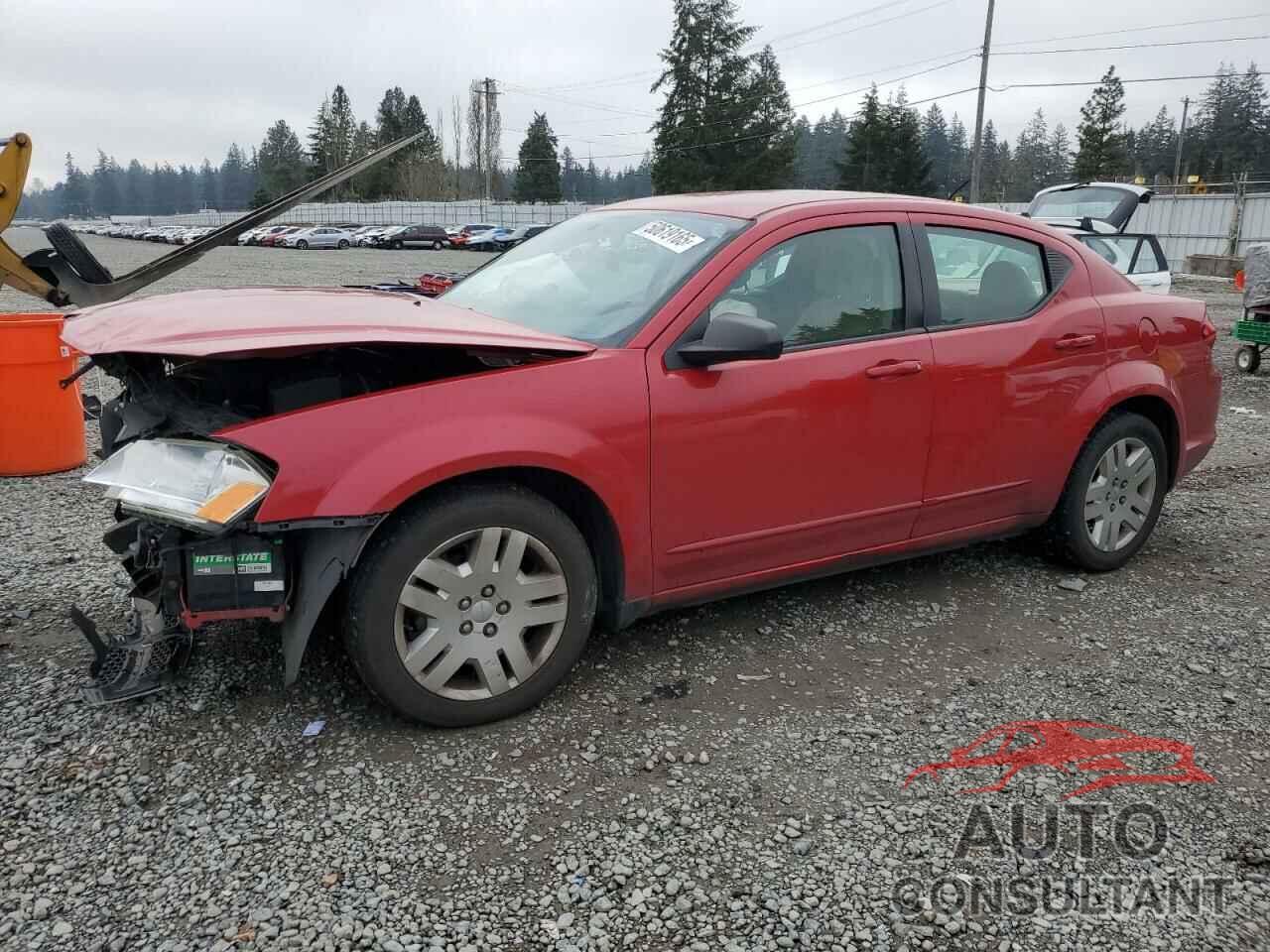 DODGE AVENGER 2012 - 1C3CDZAG2CN309577