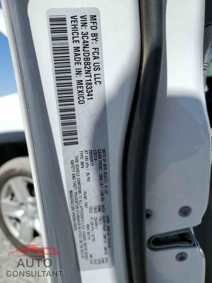 JEEP COMPASS 2022 - 3C4NJDBB2NT183341