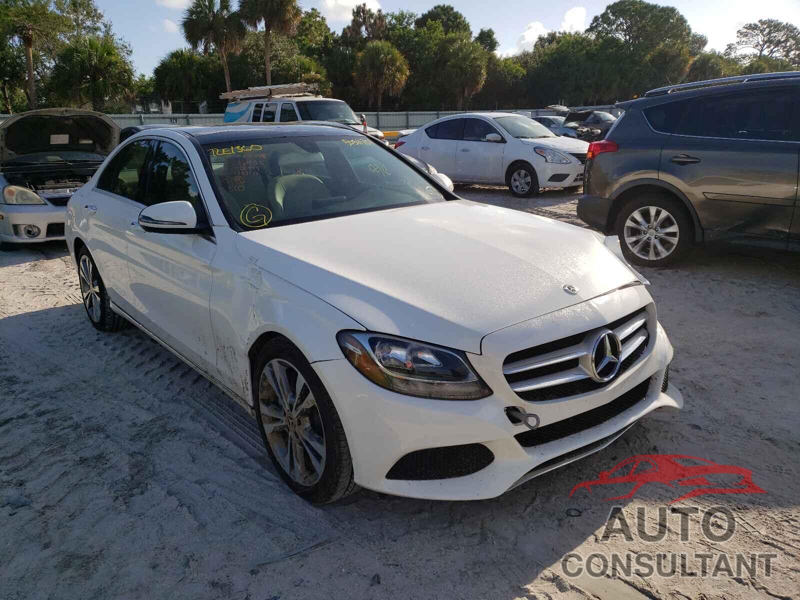 MERCEDES-BENZ C-CLASS 2018 - WDDWF4JB7JR407445