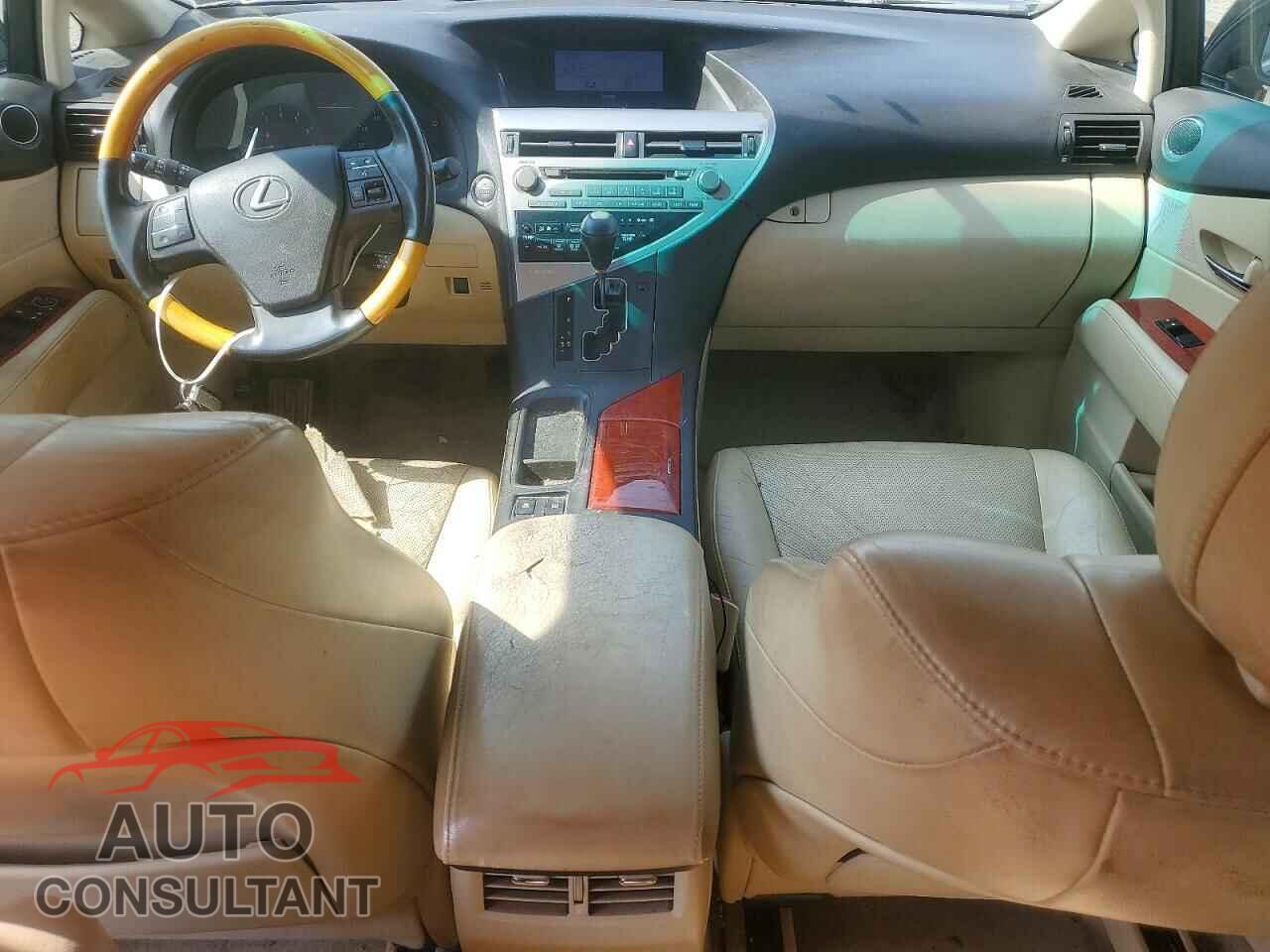 LEXUS RX350 2010 - 2T2BK1BA8AC055281