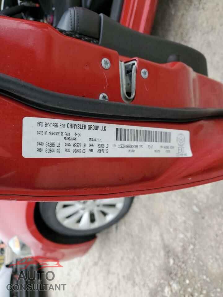 DODGE DART 2014 - 1C3CDFBB3ED834898