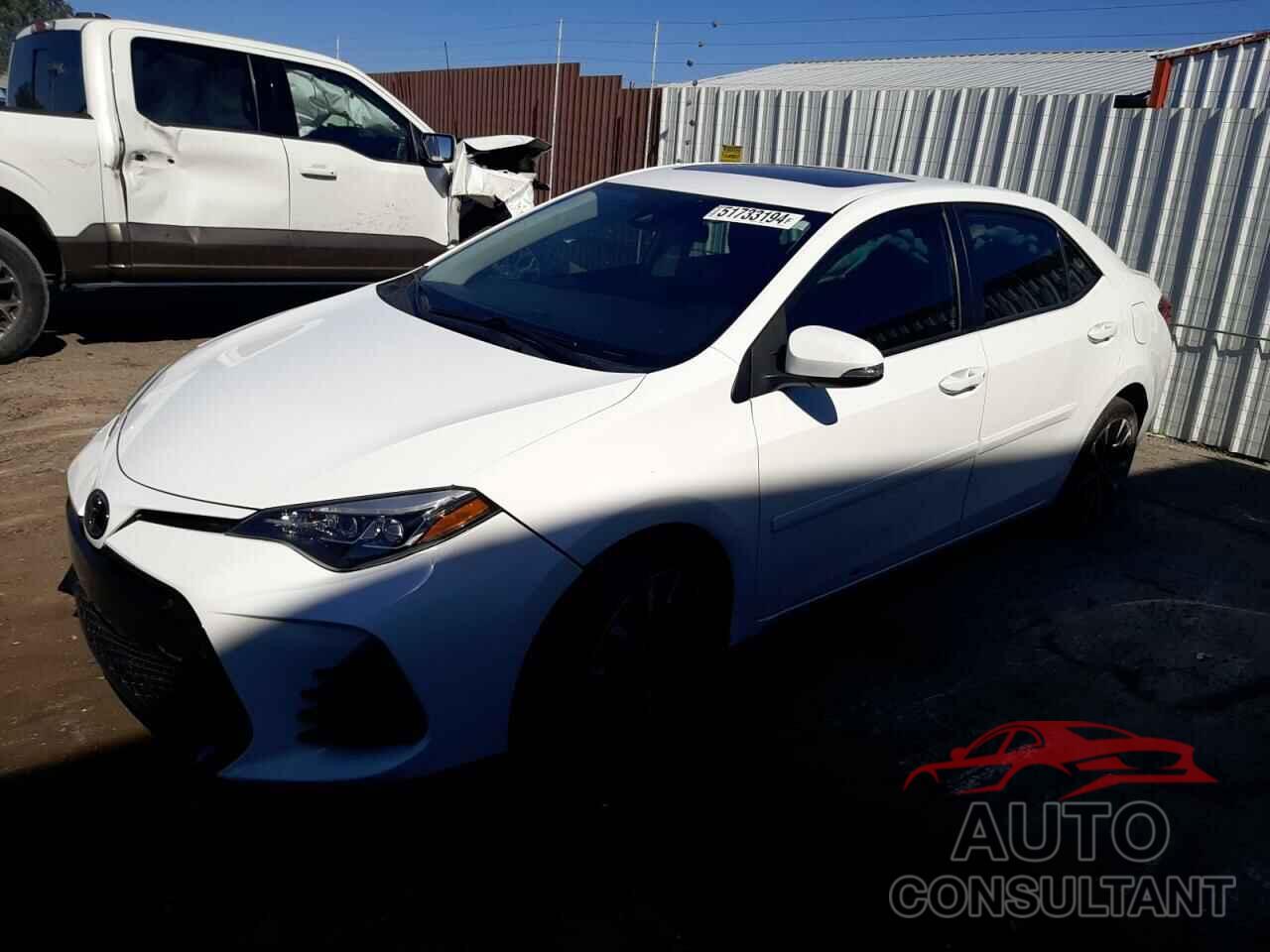 TOYOTA COROLLA 2017 - 2T1BURHEXHC866713