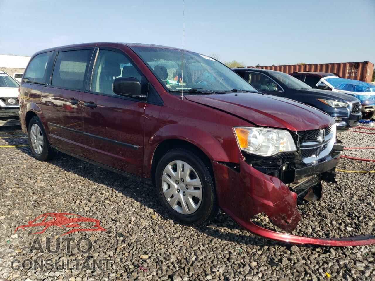 DODGE CARAVAN 2016 - 2C4RDGBG2GR392364