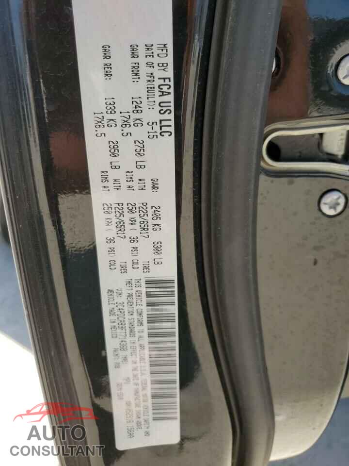 DODGE JOURNEY 2015 - 3C4PDCAB9FT714368