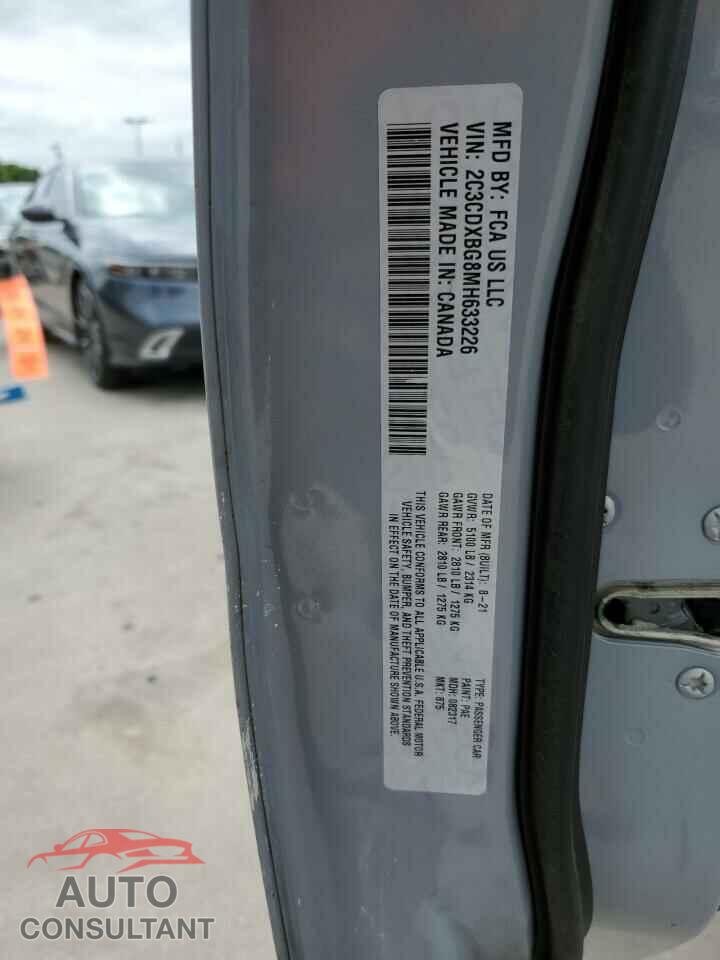 DODGE CHARGER 2021 - 2C3CDXBG8MH633226