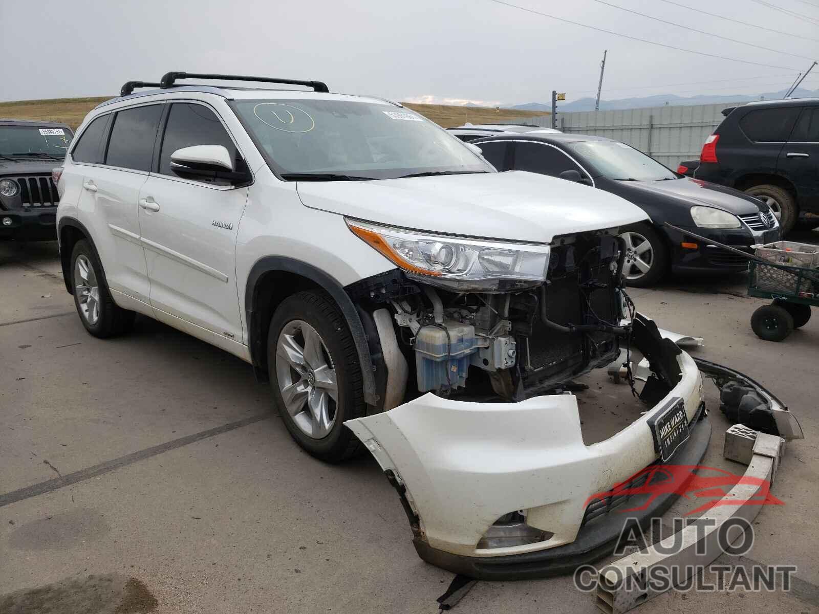 TOYOTA HIGHLANDER 2016 - 5TDDCRFH5GS017880
